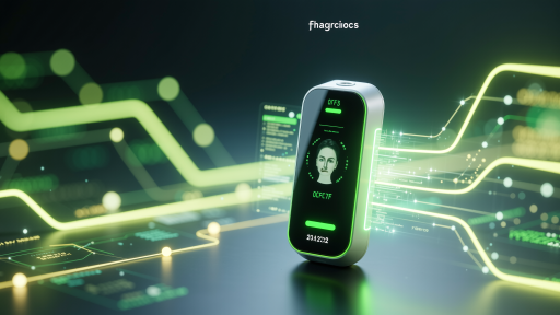 图像识别系统界面，实时摄像头画面，物体检测框线，计算机视觉技术，绿色边框标记